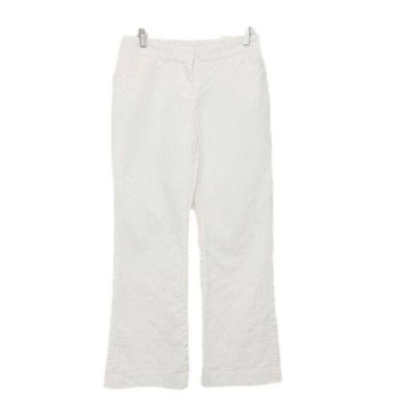 EXPRESS Design Editor Off White Flare Quilted Detail - Picture 1 of 12